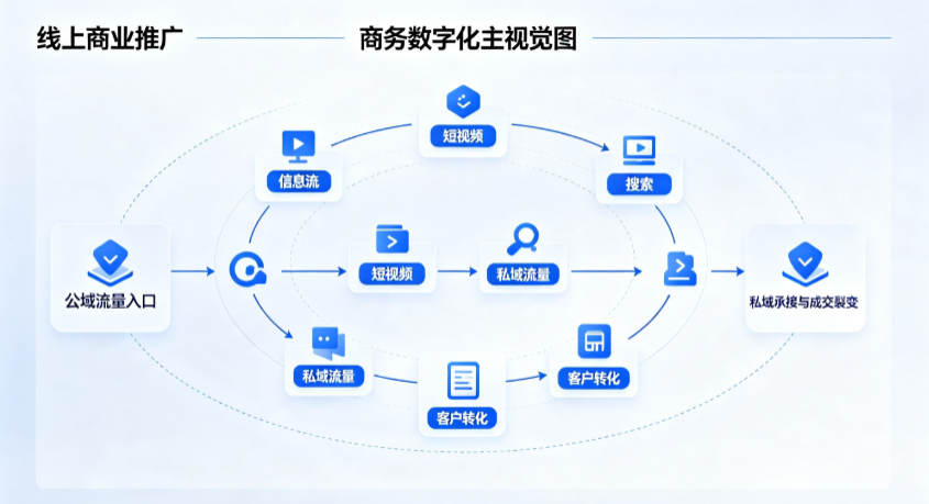 代县线上商业推广怎么做？全域流量闭环搭建与低成本转化实战指南